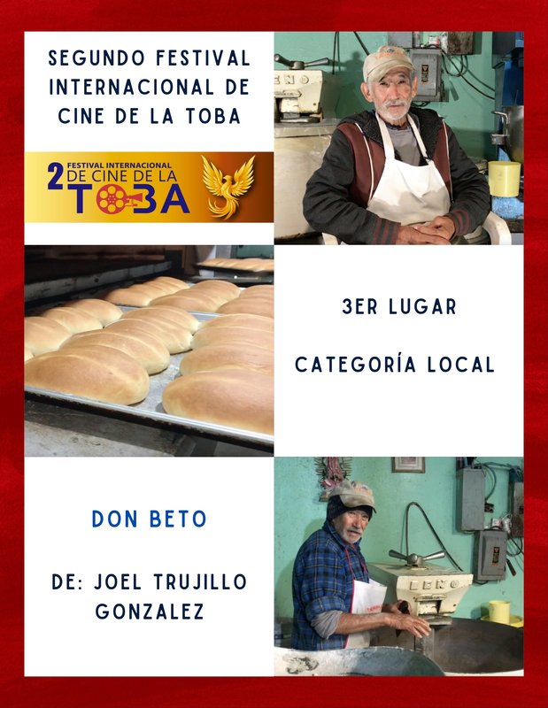 Cartel de «Don Beto», 3er lugar, categoría local